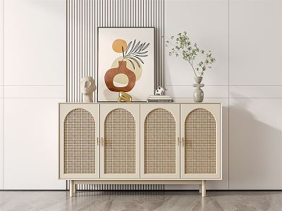 Nordic Decorative Cabinet 3d model