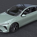 Weilai ET7 new energy car coupe NIO electric car 3d model