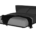 Double bed 3d model