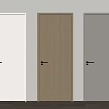 Modern Interior Swing Doors in White Wooden and Gray Colors for Home Design