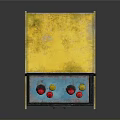 Retro Yellow Arcade Machine With Nostalgic Design For Game Room Decor
