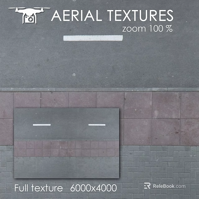 Urban Construction Components Featuring Gray And Purple Paving Bricks Layout Design 3d model 