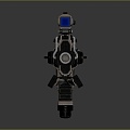 Modern Sci-Fi Gun Sci-Fi Rifle Sci-Fi Sniper Gun Laser Pulse Gun Pulse Gun 3d model