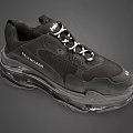 Modern sneaker High Precision sneaker 3d model