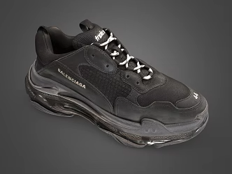 Modern sneaker High Precision sneaker 3d model