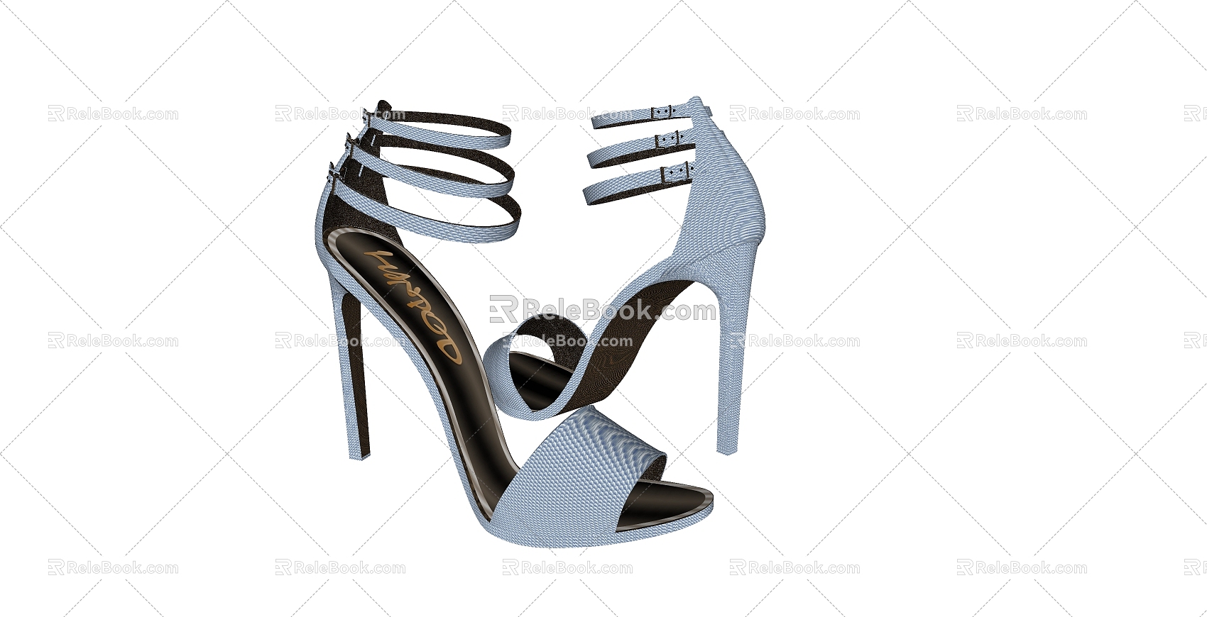 High-heeled shoes 3d model