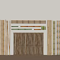 Natural Bamboo Strips Panels And Sticks In Different Sizes For Home Decor