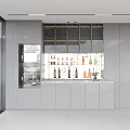 Ideal Modern Kitchen Cabinet Design With Wine Storage And Built In Ovens