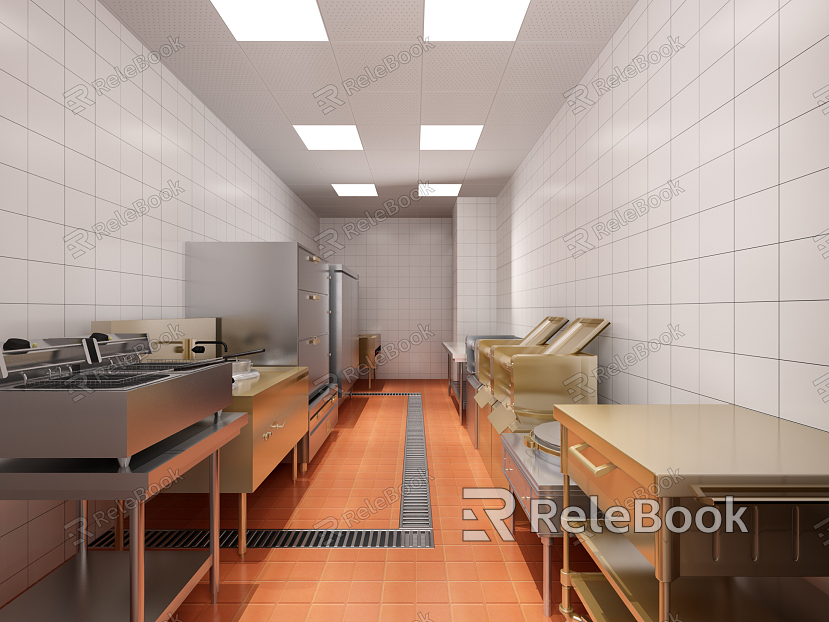 Modern Kitchen Commercial Kitchen model