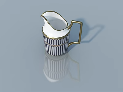 Modern Home Interior With Stylish Swing Door Featuring Glass Panel And Metal Handle 3d model