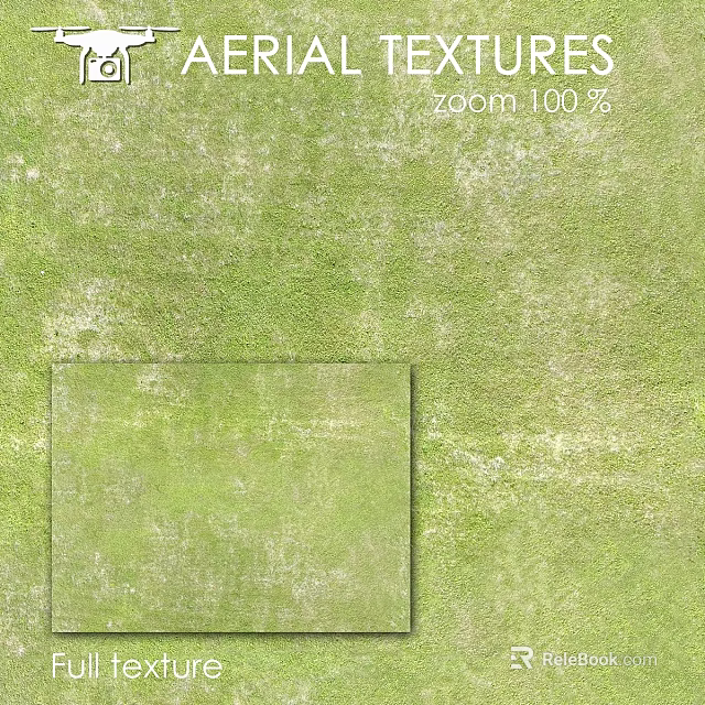 Green Textured Component With Square Shape And Grass Like Surface 3d model 
