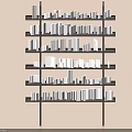 Gypsum Coving Display Rack With Multiple Shelves And Various Design Styles