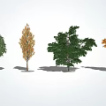 modern tree landscape tree arbor 3d model