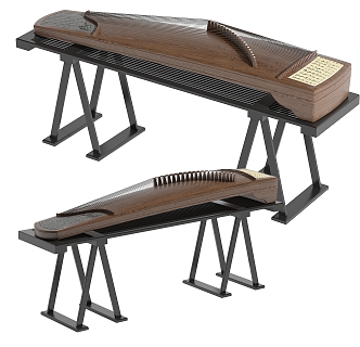 Guzheng 3d model