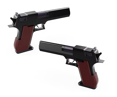 Modern Pistol Desert Eagle Pistol 3d model Modern Pistol Desert Eagle Pistol 3d model