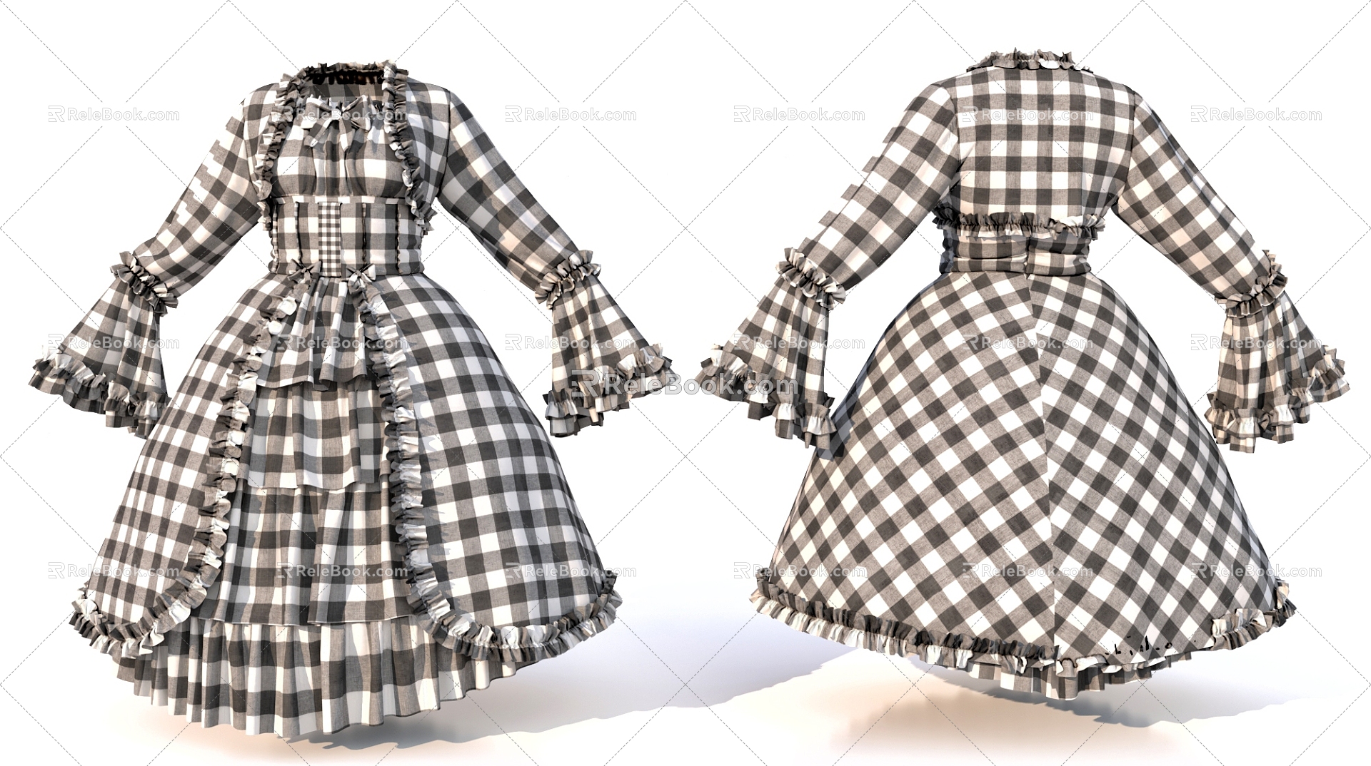 dress Clothing Clothing 3d model