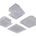 Various Styles Of Ceiling Air Conditioner Vents For Home Interiors