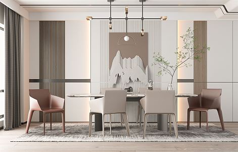 Modern Restaurant 3d model