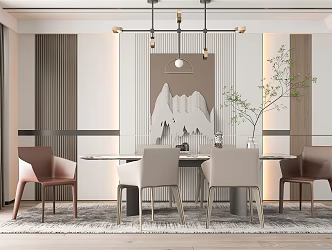 Modern Restaurant 3d model