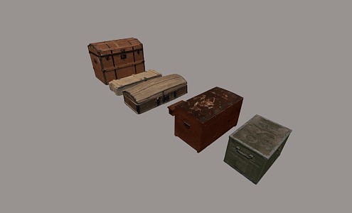 American Box 3d model