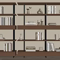Modern Bookshelf 3d model