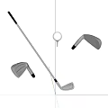 High Quality Golf Sports Equipment Set Featuring Clubs Ball And Tee