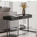 Simple Tea Side Table 3d model