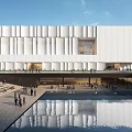 Modern Museum Architecture Shanghai Museum East 3d model