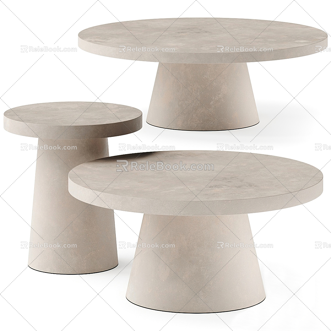 Quiet tea table 3d model