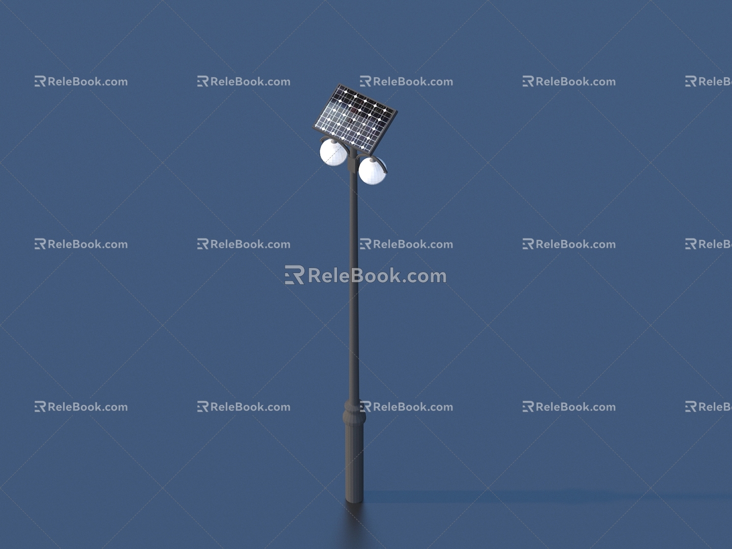 lamp solar lamp street lamp 3d model