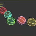 Vibrant Colored Basketballs For Daily Household Use In Purple Red Blue Orange Teal