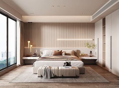 Modern Bedroom 3d model