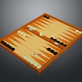 Backgammon Play Backgammon 3d model