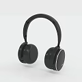 Stylish Black Over-ear Audio Headphones With Sleek Modern Design And White Background