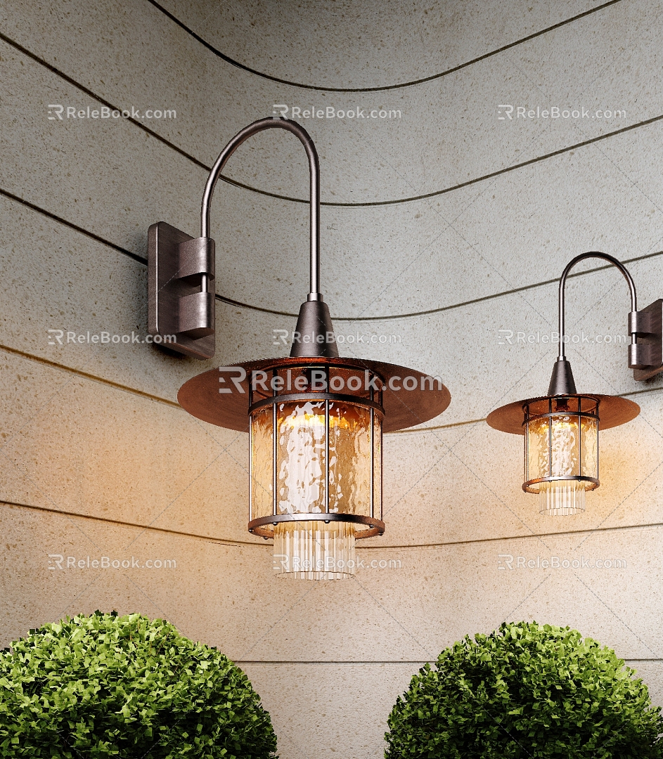 Wall lamp chandelier 3d model