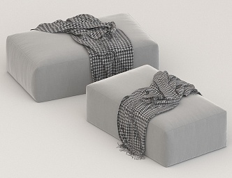 stool sofa stool 3d model