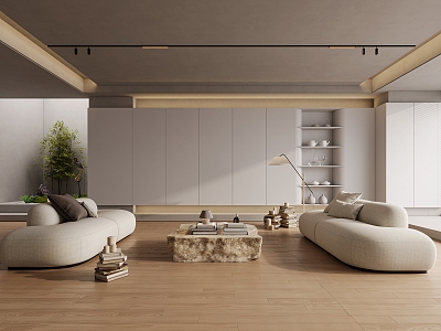 modern living room model