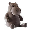 Plush Animal Toys Featuring Lion Elephant Hippo And Bear