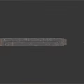 Industrial Metal Grille And Long Support Rod For Equipment Applications