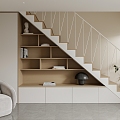 Staircase Staircase Bookcase 3d model