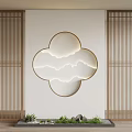 New Chinese style lattice partition 3d model