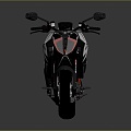 Modern Motorcycle Two-wheeled Motocross Motorcycle 3d model