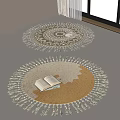 Modern Round Carpet 3d model