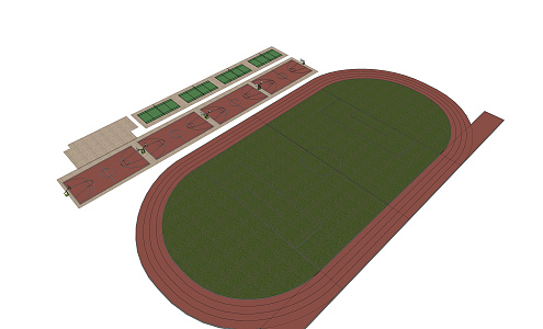 Modern Stadium 3d model