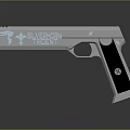 Modern Tactical Metal Pistol With Sleek Design And Ergonomic Grip