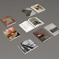 Interior Design Books And Magazines Featuring Various Cover Designs And Architecture Themes