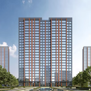 High-rise residential buildings in modern residential areas 3d model