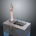 Columns Stone Columns Stone Columns Old Columns Roman Columns Roman Columns Classical Columns Greek Columns 3d model
