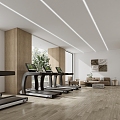 Modern Gym 3d model