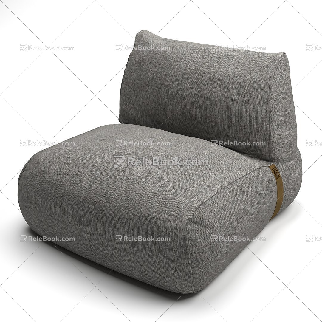 Soft Bag Sofa Lazy Sofa 3d model